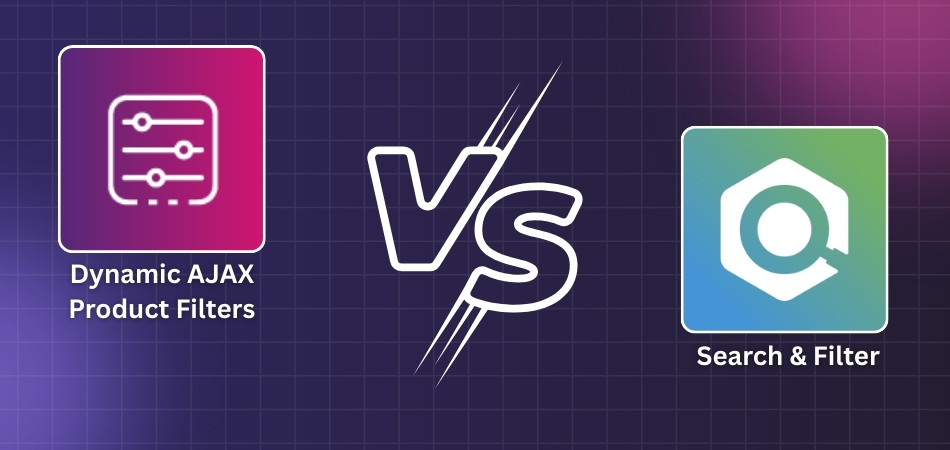 Search & Filter Vs Dynamic Ajax Product Filters