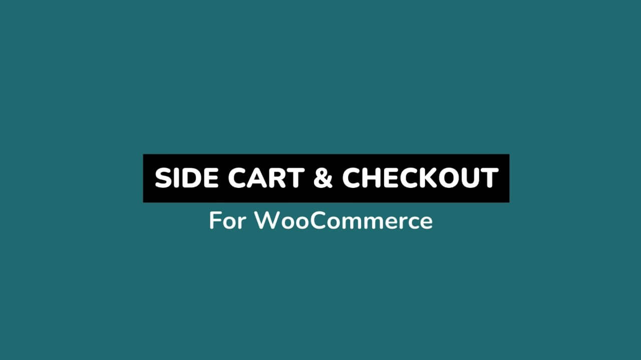 Side Cart & Checkout for WooCommerce