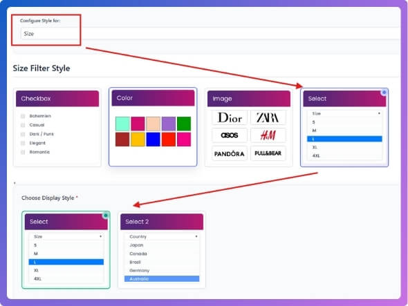 Style and Customize the Attribute Widget
