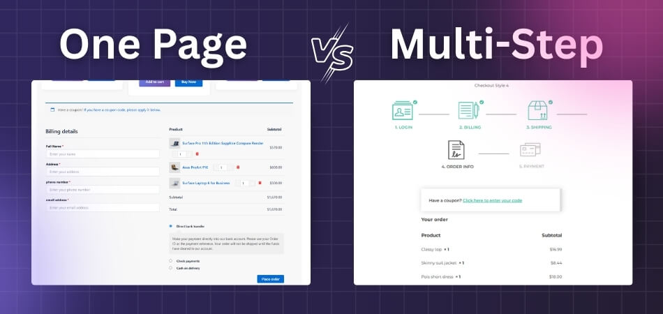 What Makes One Page Checkout Faster Than Multi-Step