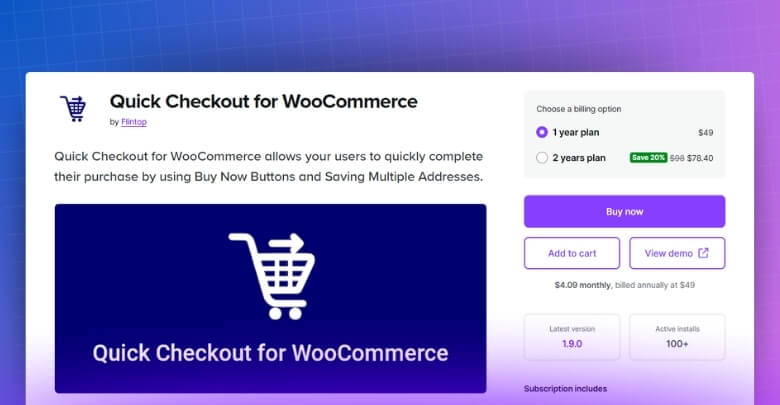 What is Flintop Quick Checkout