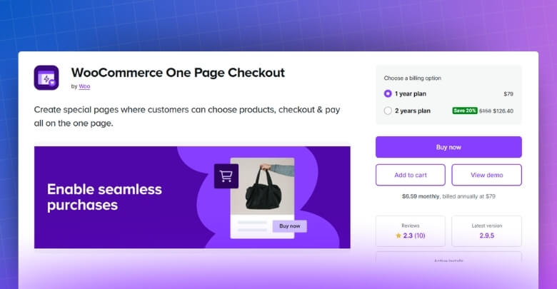 What is One Page Checkout By WooCommerce