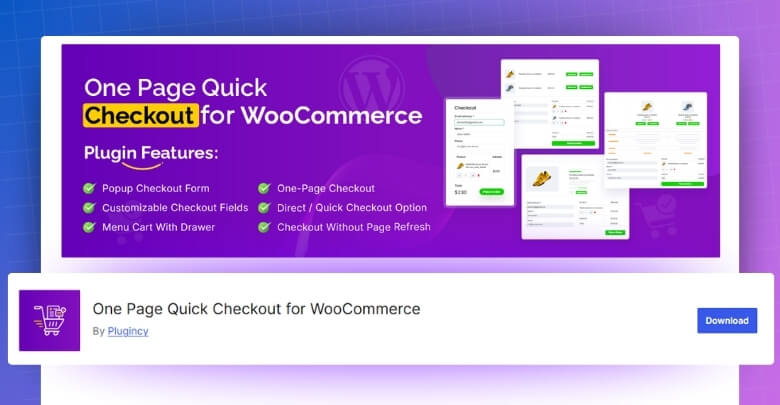 What is One Page Quick Checkout plugin for wordpress