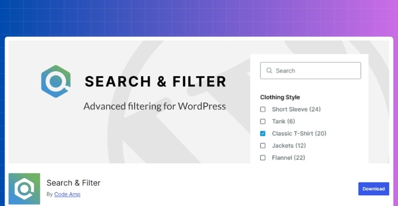 What is Search & Filter