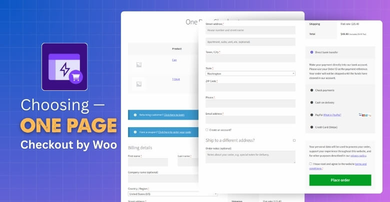 Why Should You Choose One Page Checkout By WooCommerce