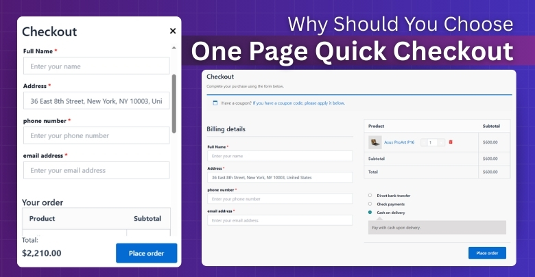 Why Should You Choose One Page Quick Checkout?