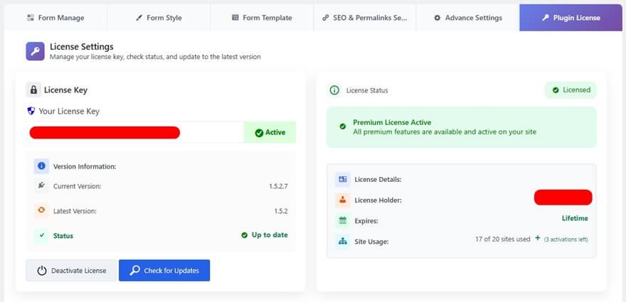 activate license of Dynamic AJAX Product Filters plugin