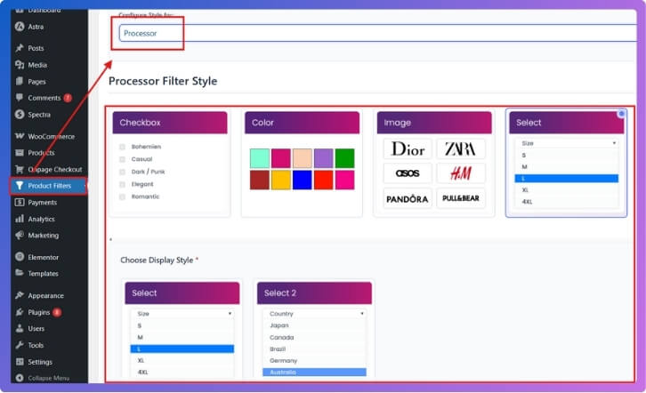 ways to Style and Customize the Attribute Widgets