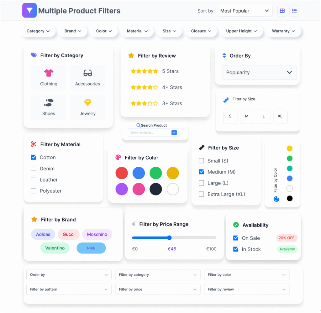 AJAX Product Filters for WooCommerce
