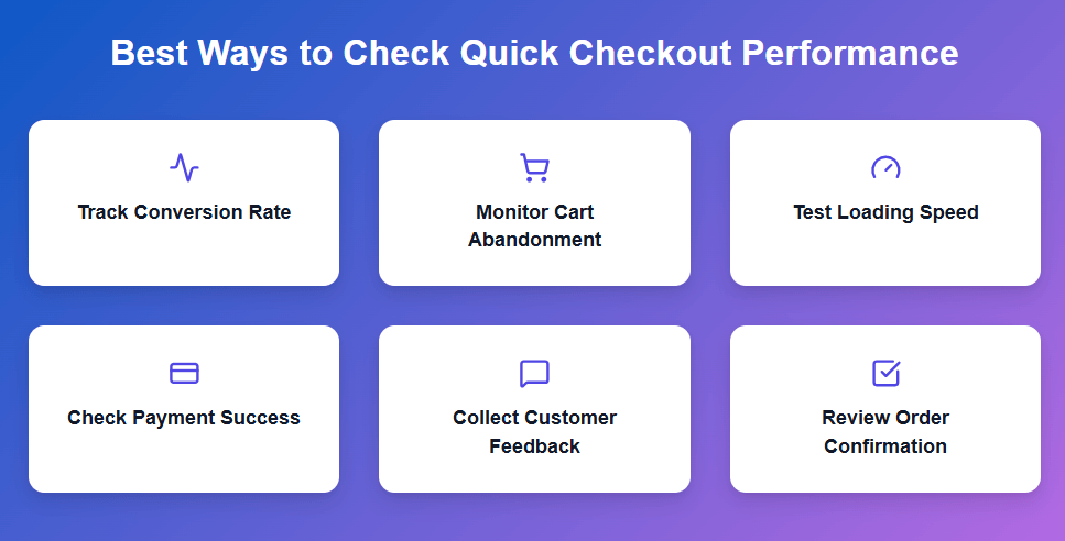 Best Ways for Store Owners to Check Quick Checkout's Performance