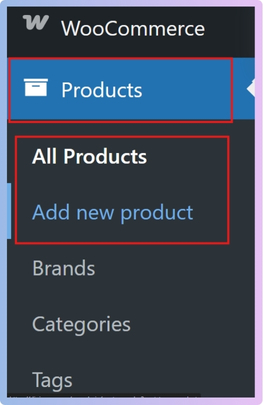 Either edit an existing product or click Add New to create one.