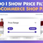 How Do I Show Price Filter on WooCommerce Shop Page