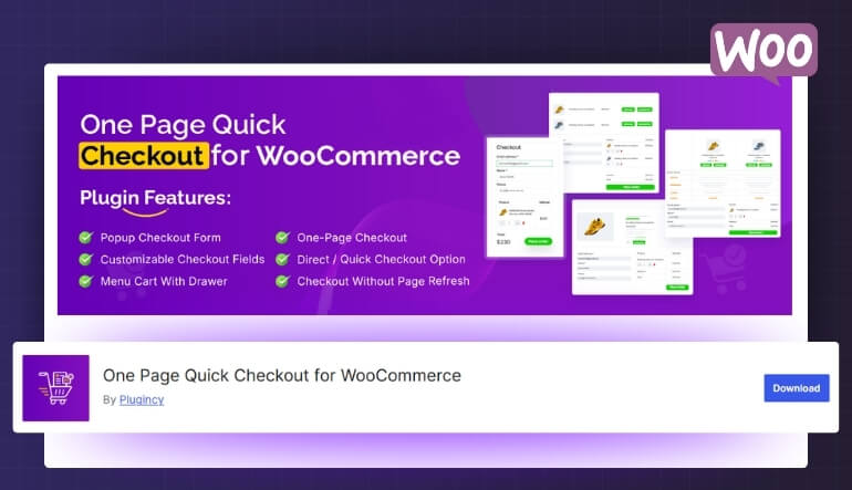 One Page Quick Checkout for WooCommerce plugin
