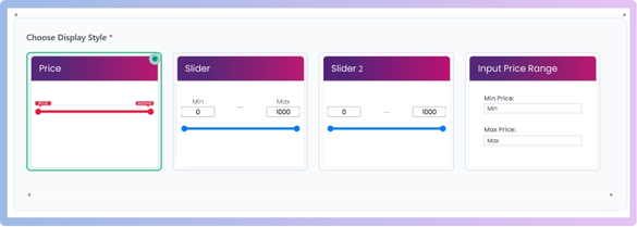 Style and Customize the Price Filter