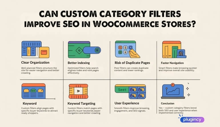 Can Custom Category Filters Improve SEO in WooCommerce Stores
