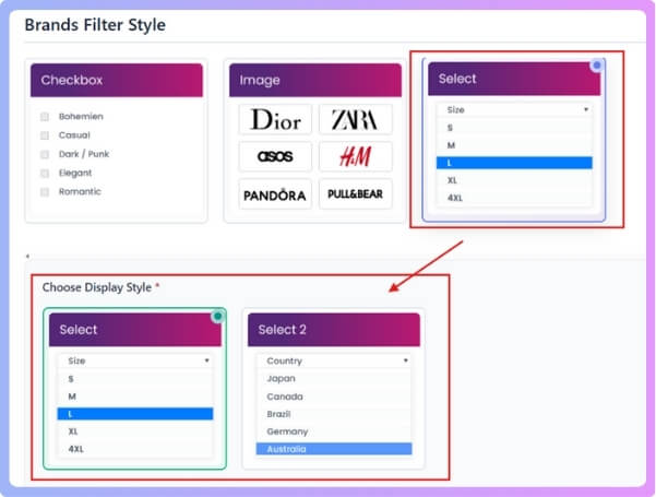 Choose one option and click Save Changes.