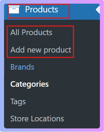 Edit an existing product or click Add New to create one.