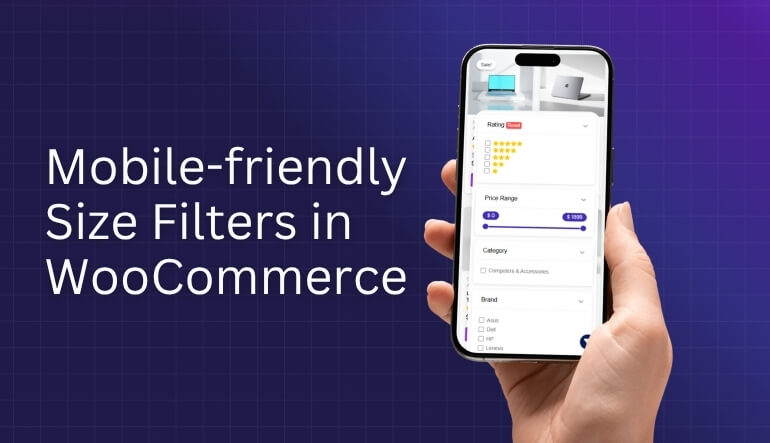 How Do Mobile-friendly Size Filters Work in WooCommerce