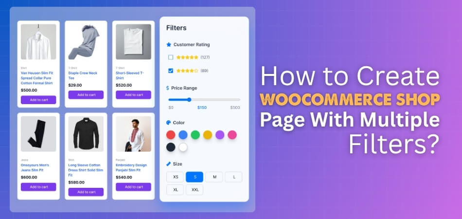 How to Create Woocommerce Shop Page With Multiple Filters
