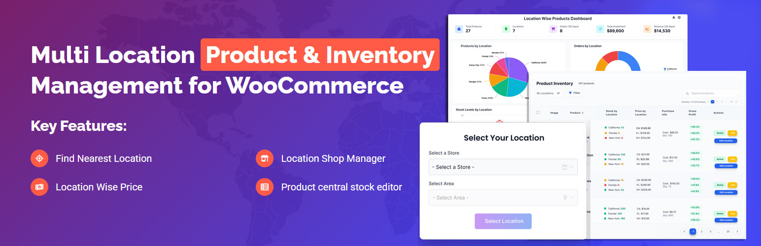 Multi Location Product & Inventory Management for WooCommerce