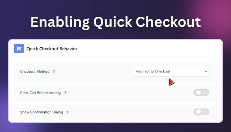 When Should a Store Enable Quick Checkout