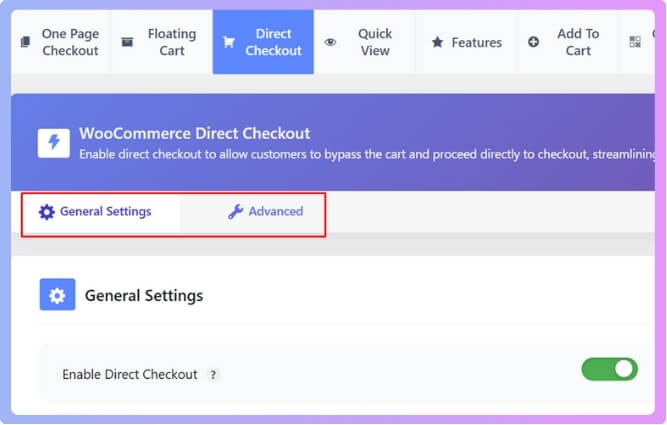 control over the behavior of the buttons and the display settings.