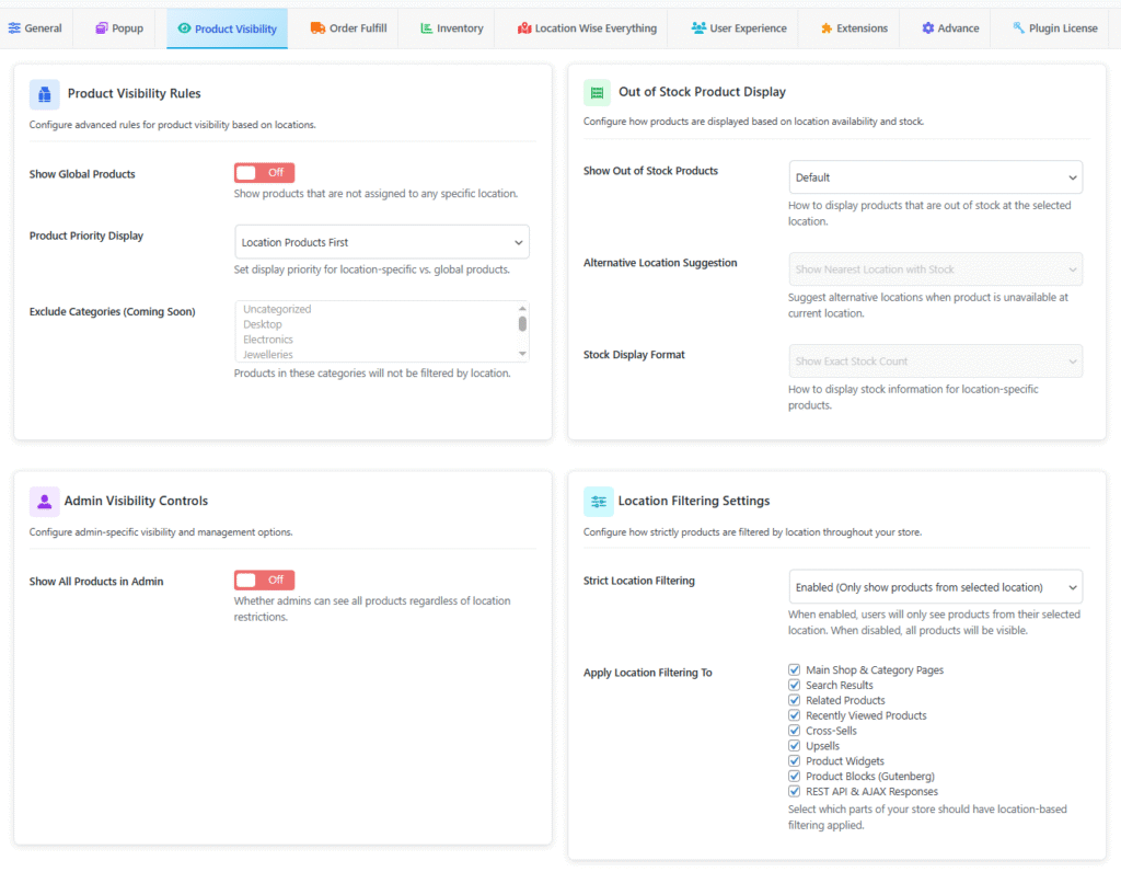 Advanced Product Visibility & Stock Control Advanced Product Visibility & Stock Control