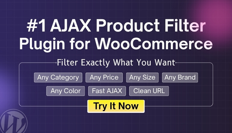 #1 AJAX Product Filter Plugin for WooCommerce