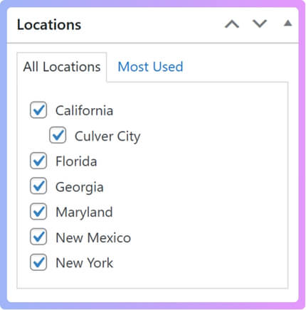 Assign Products to Locations