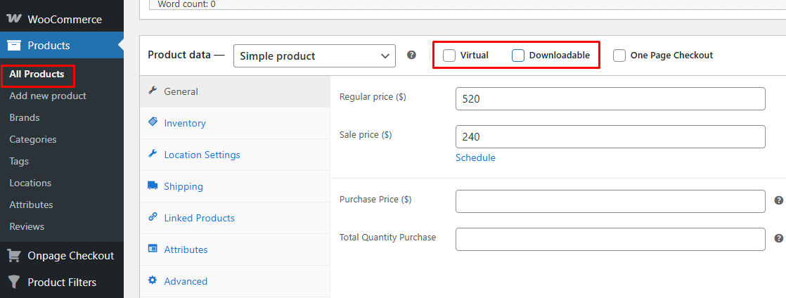 Enable Downloadable Products