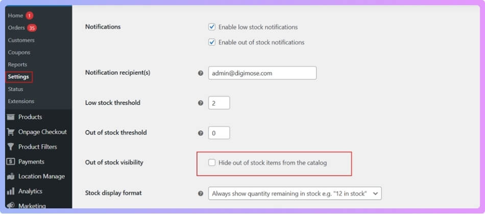 Enable Out-of-Stock Products to Show on the Shop Page