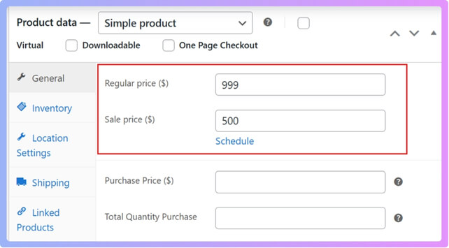 Enter the product name, price, and pictures