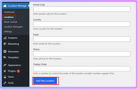 Give each one a unique name and address