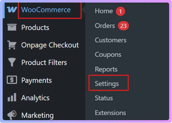 Go to WooCommerce Settings Products.