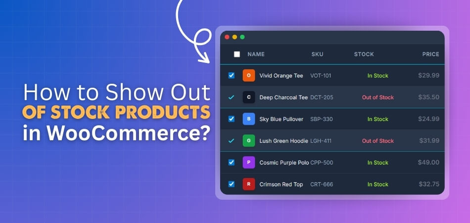 How to Show Out of Stock Products in WooCommerce
