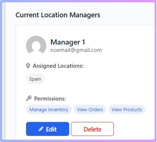 Location Manager feature