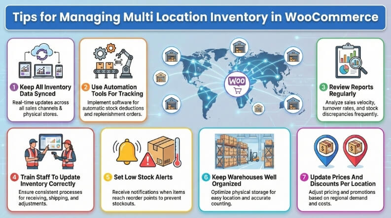 Tips for Managing Multi Location Inventory in WooCommerce