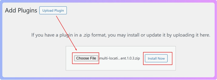 install & activate Multi Location Product & Inventory Management for WooCommerce