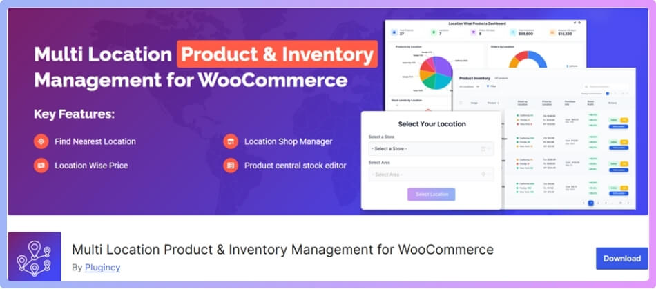 use the Multi Location Product & Inventory Management for WooCommerce plugin