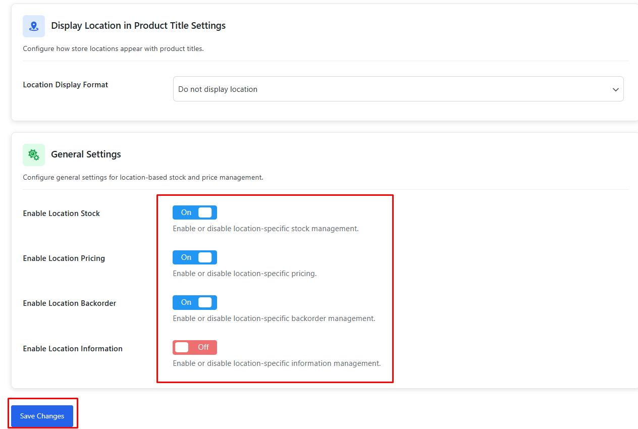 Configure General Settings
