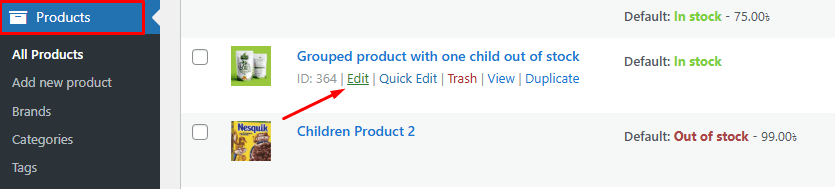 Set Up Pricing from the Product Edit Page