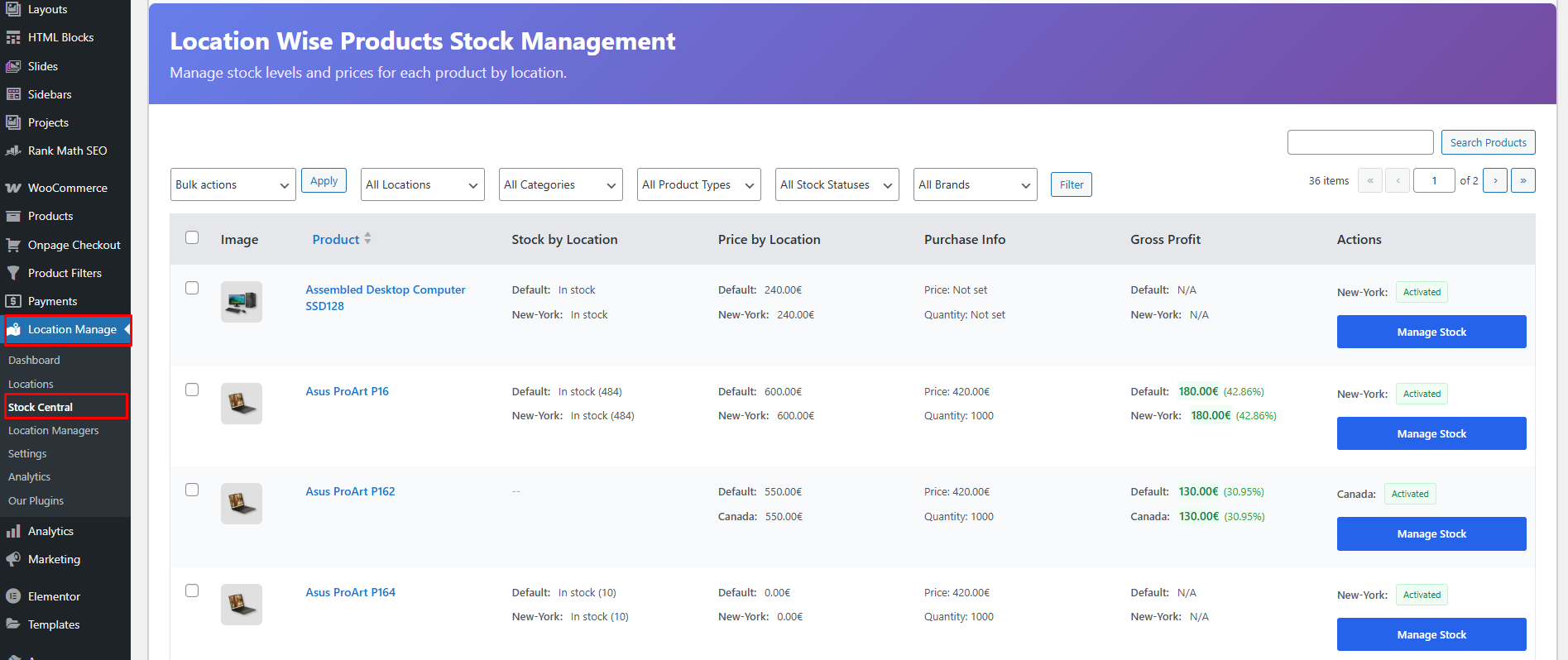 Location-Based Product Configuration (One Place) - Plugincy