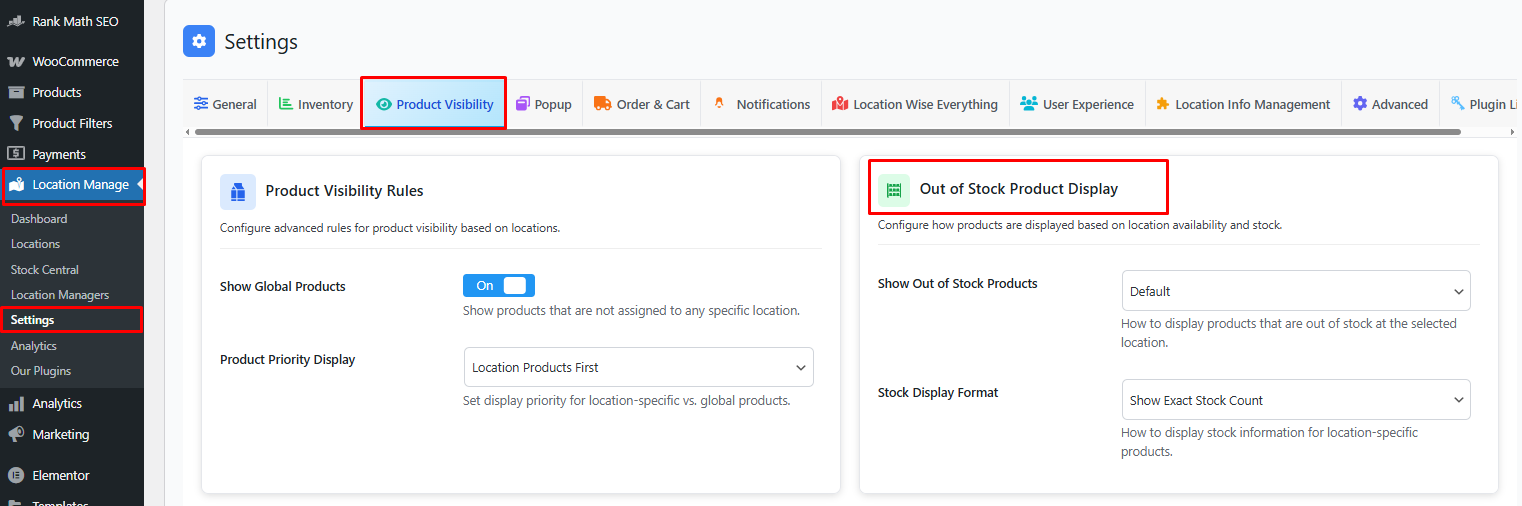 Location Based Out Of Stock Product Display - Plugincy