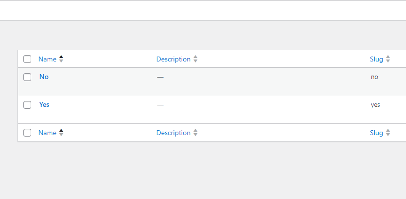 Add an attribute term