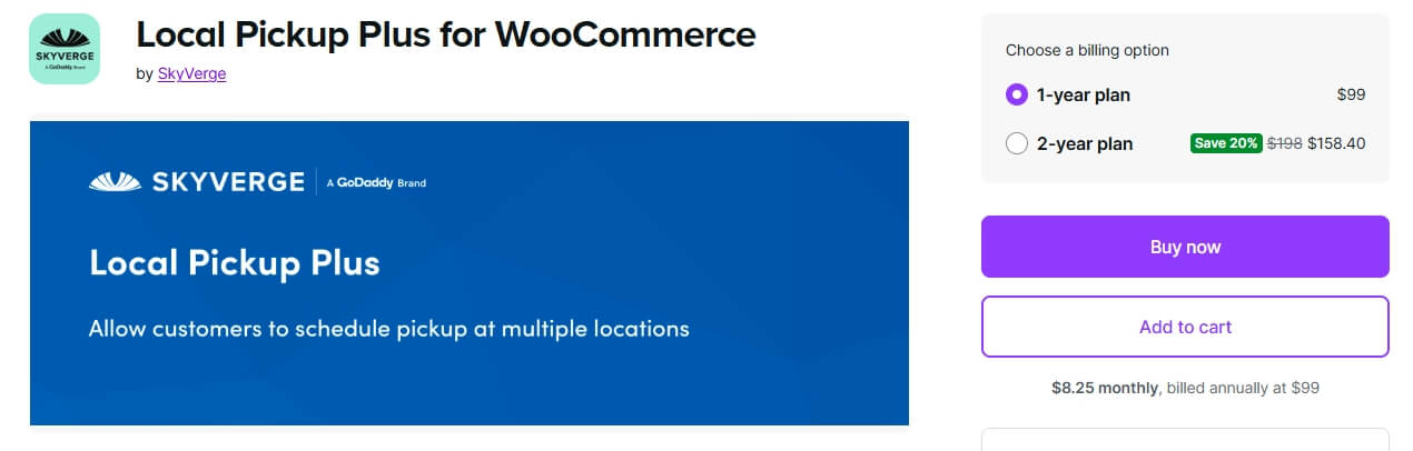 Local Pickup Plus for WooCommerce