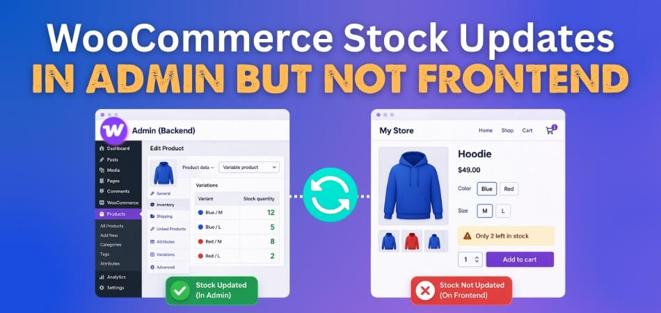 WooCommerce Stock Updates in Admin but Not Frontend