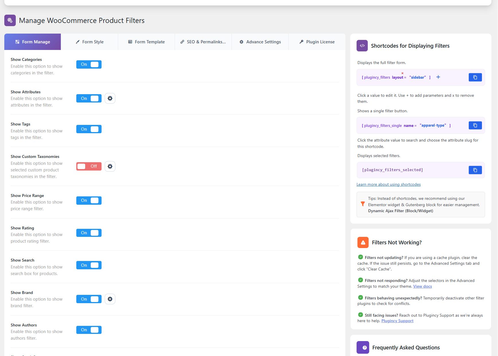 screencapture demo plugincy dynamic ajax product filters for woocommerce wp admin admin php 2026 05 02 17 49 48